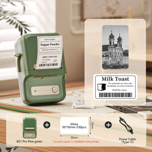 NIIMBOT B21 Pro - Bluetooth Label Printer